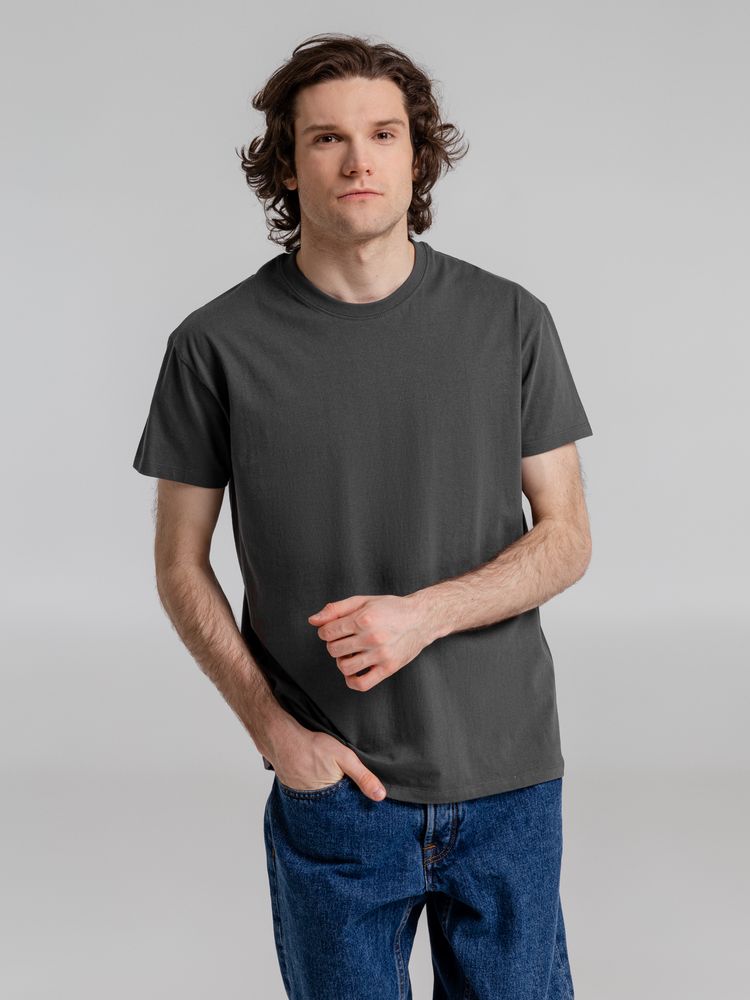 Футболка Imperial 190, темно-серая, размер 4XL (Изображение 4)