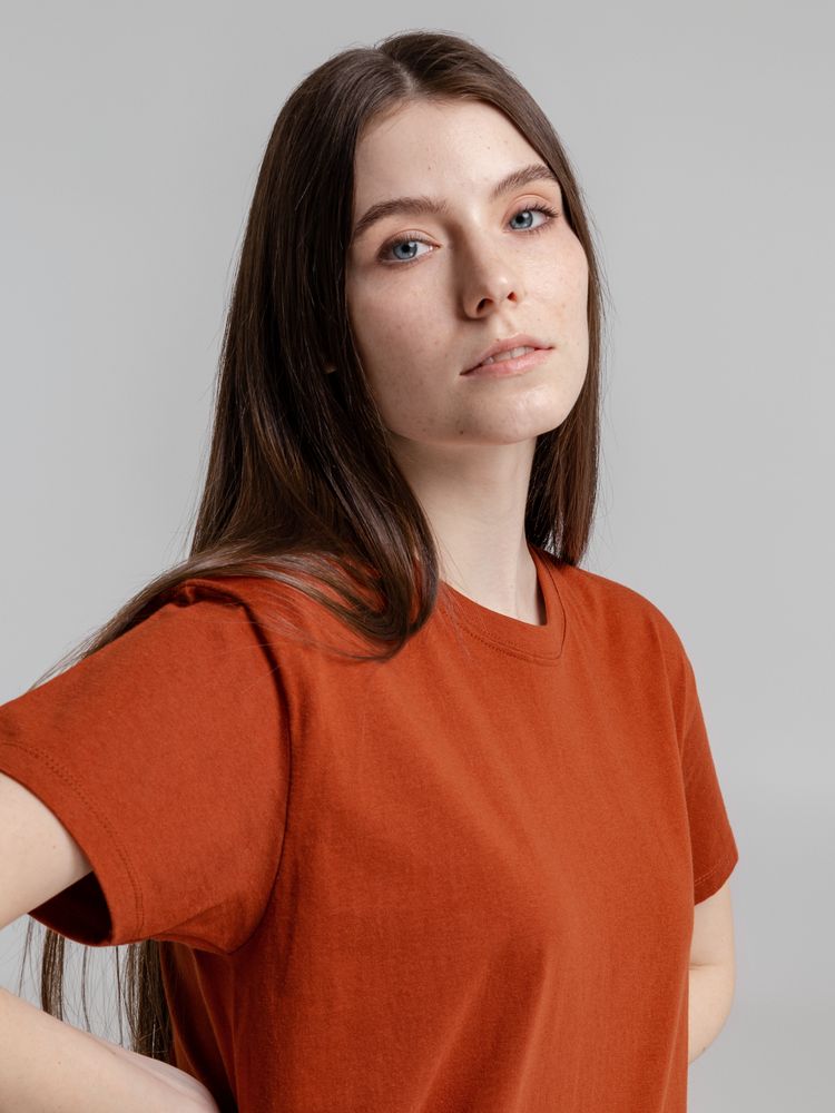 Футболка Imperial 190, коричневая (терракотовая), размер 3XL (Изображение 10)