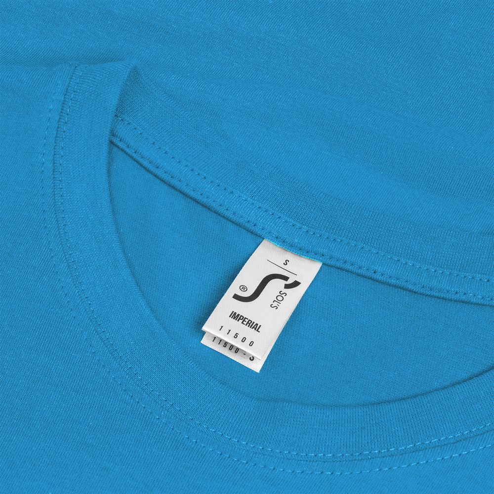 Футболка Imperial 190, ярко-бирюзовая, размер XXL (Изображение 3)