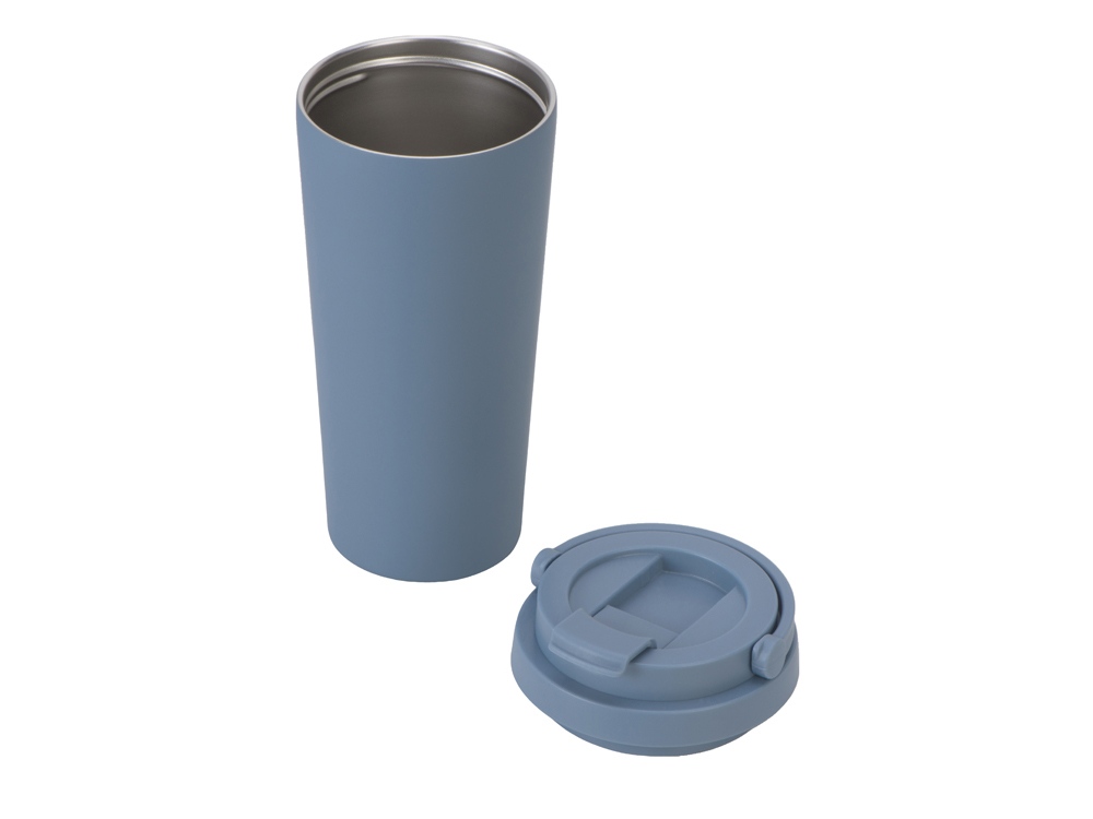 Вакуумная термокружка Grant, soft-touch, тубус (антрацит)  (Изображение 3)