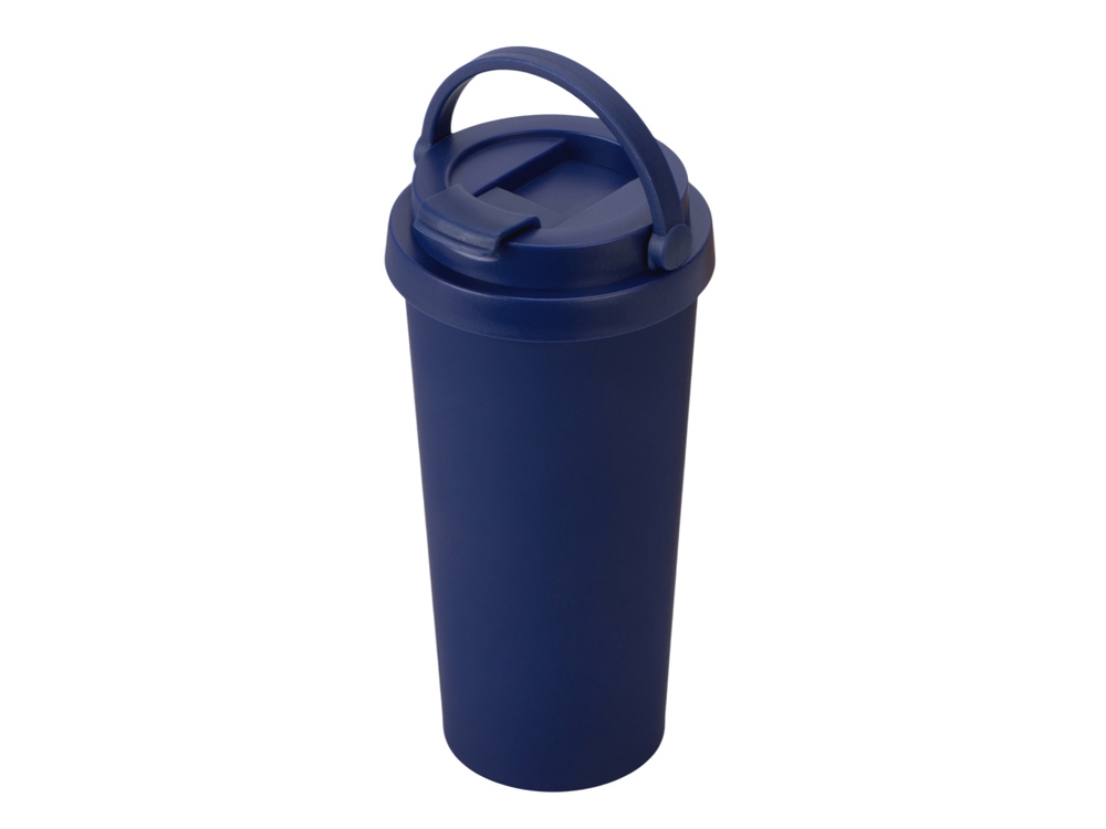 Вакуумная термокружка Grant, soft-touch, тубус (темно-синий)  (Изображение 2)