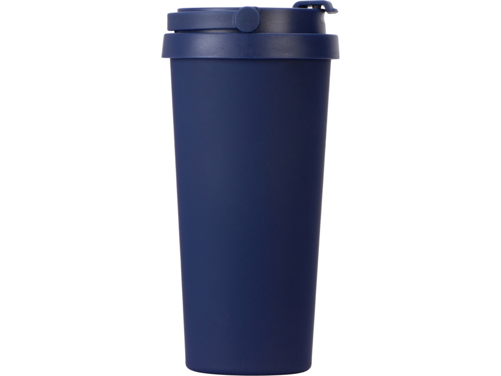 Вакуумная термокружка Grant, soft-touch, тубус (темно-синий)  (Изображение 5)