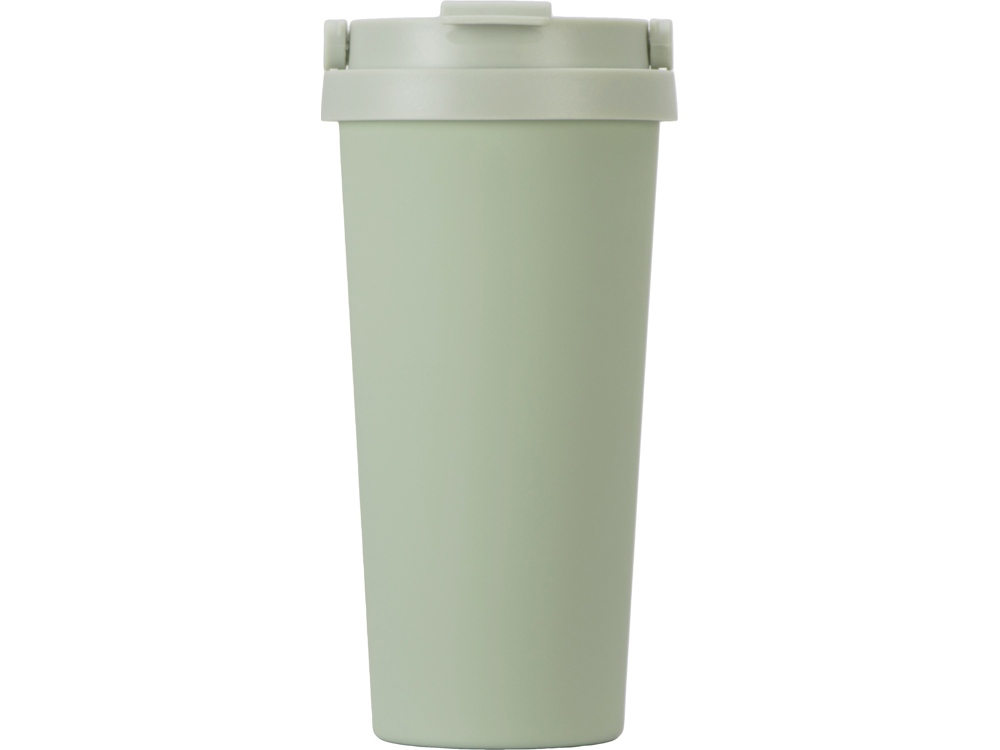 Вакуумная термокружка Grant, soft-touch, тубус (оливковый)  (Изображение 4)