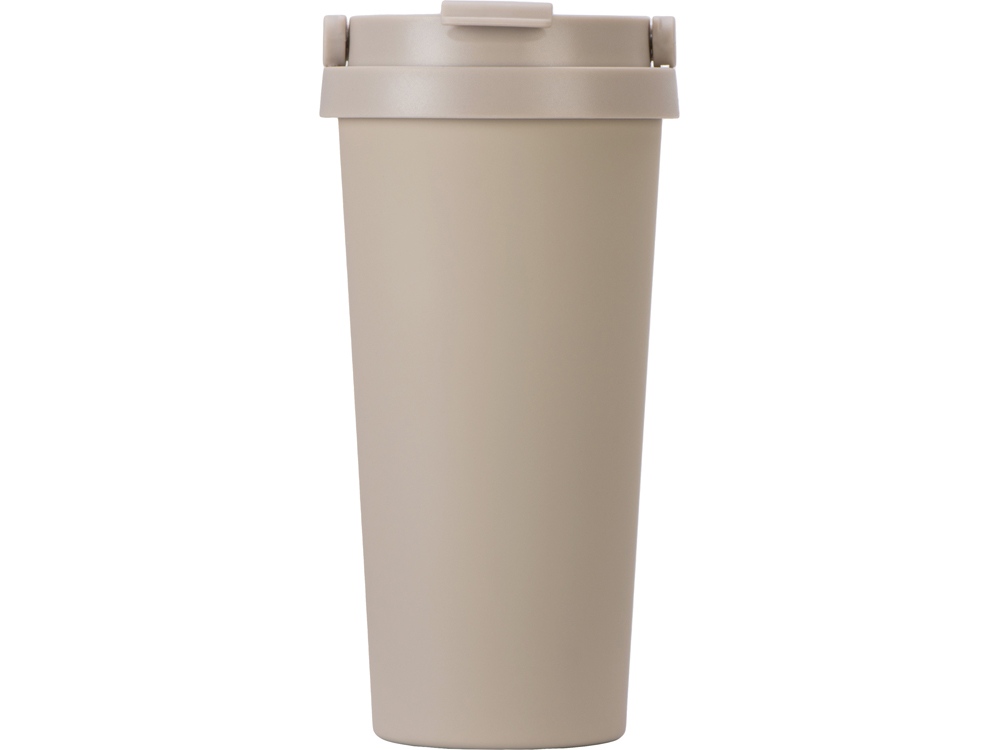 Вакуумная термокружка Grant, soft-touch, тубус (бежевый)  (Изображение 4)