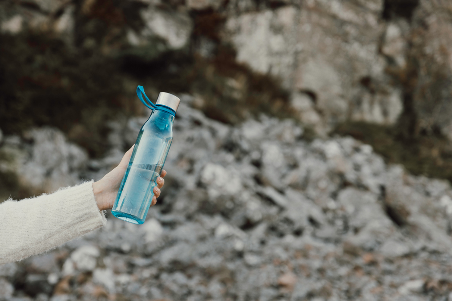 Бутылка для воды VINGA Lean из rPET RCS, 800 мл (Изображение 6)