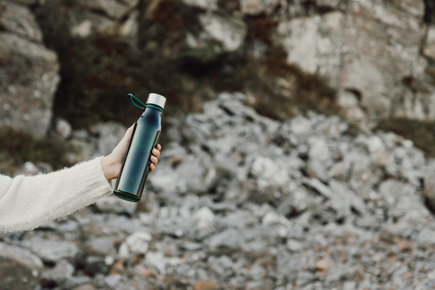 Бутылка для воды VINGA Lean из rPET RCS, 800 мл (Изображение 4)