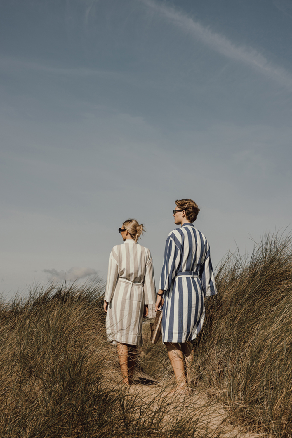 Халат VINGA Ornos из переработанного хлопка GRS, L/XL (Изображение 5)