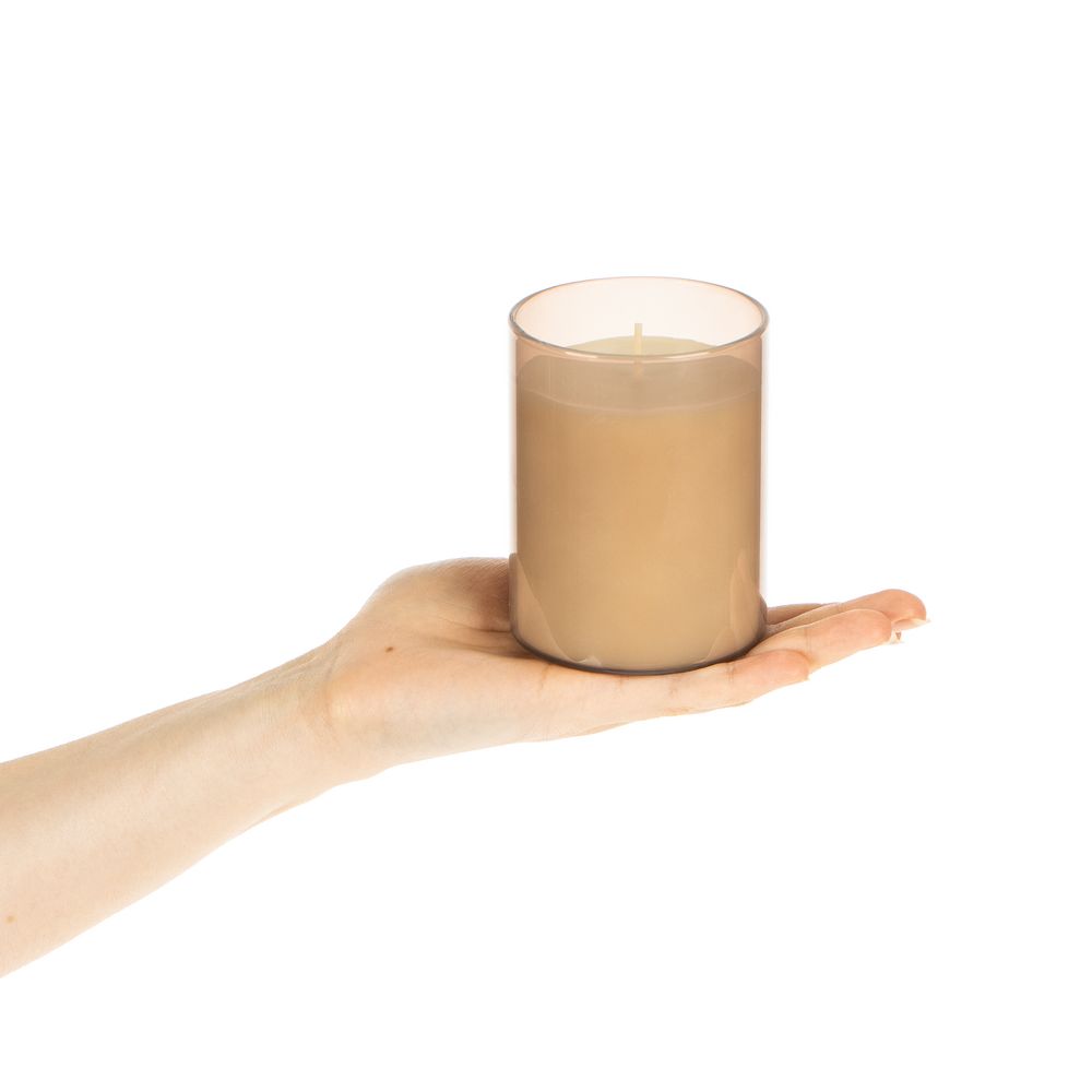 Ароматическая свеча Flikka, сосна и кипарис, бежевая (Изображение 5)