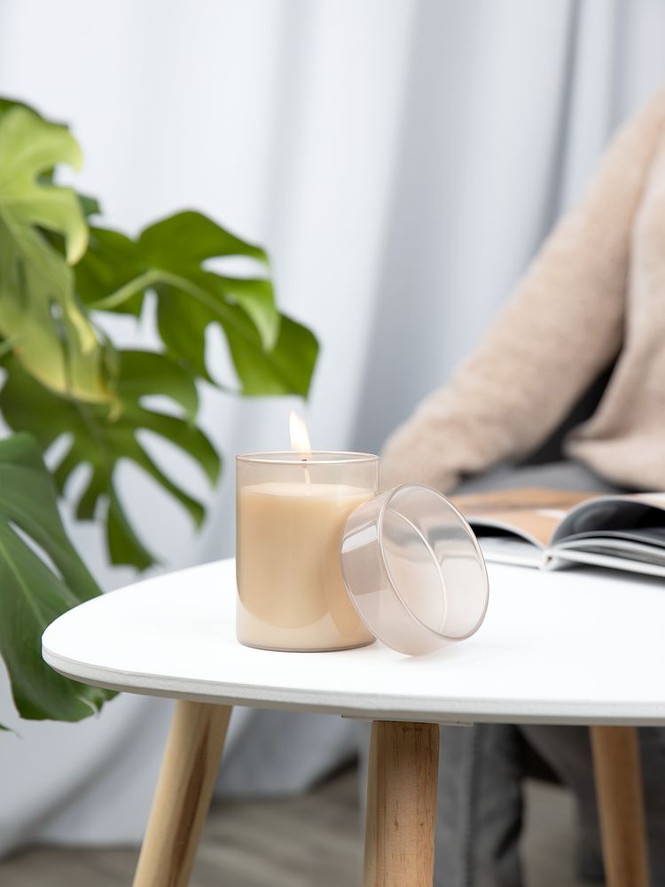 Ароматическая свеча Flikka, сосна и кипарис, бежевая (Изображение 7)