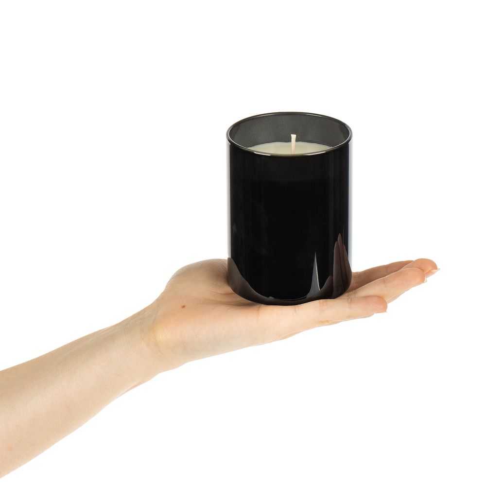Ароматическая свеча Flikka, сандал и амбра, черная (Изображение 4)