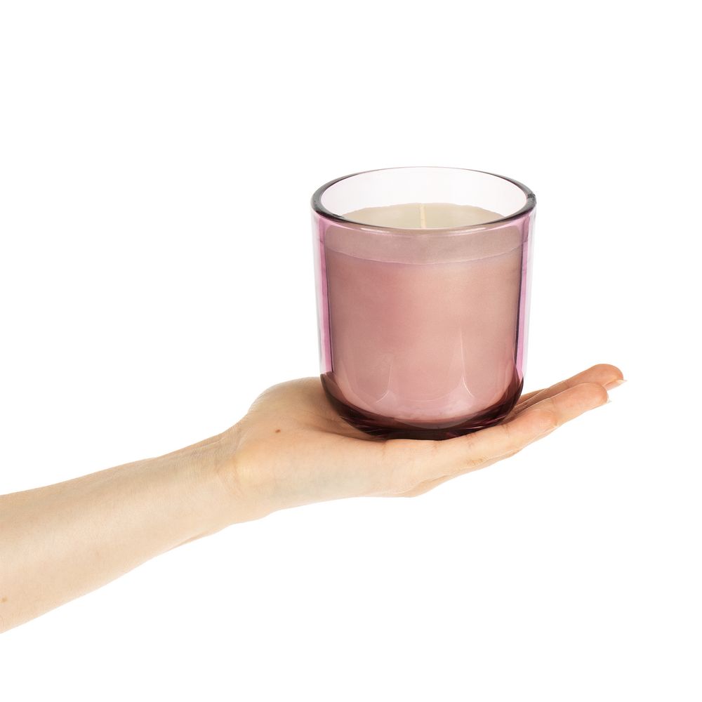 Ароматическая свеча Vitral, красный апельсин и базилик, фиолетовая (Изображение 2)