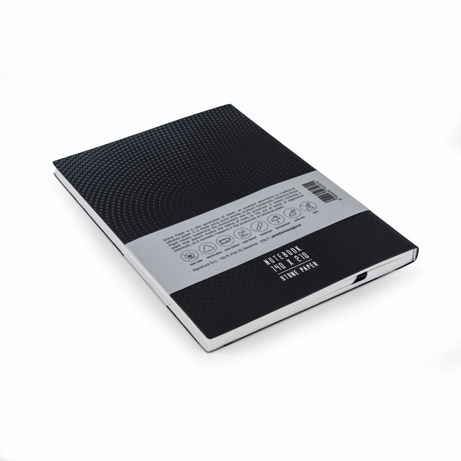 Блокнот линованный Pininfarina из каменной бумаги в мягкой обложке, А5 (Изображение 2)