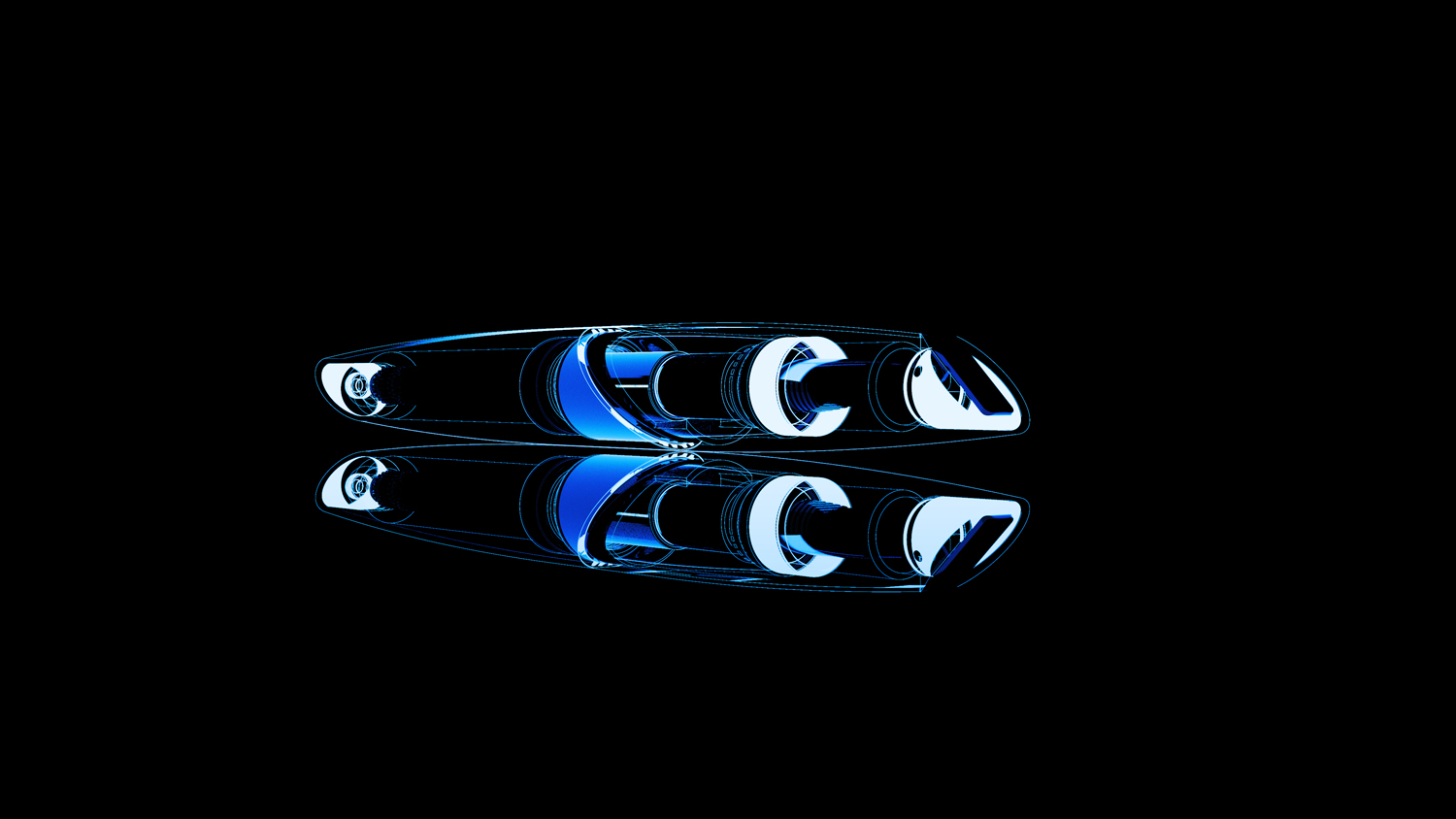 Перьевая ручка PININFARINA PF Two BLUE (Изображение 21)