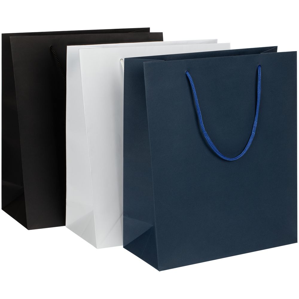 Пакет бумажный Vid L, черный (Изображение 3)