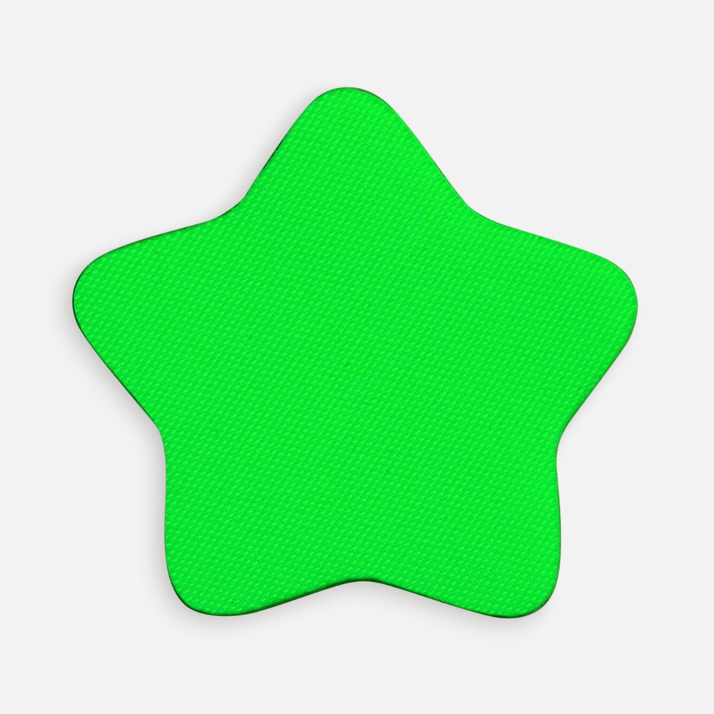 Наклейка тканевая Lunga Bial, M, зеленый неон (Изображение 1)