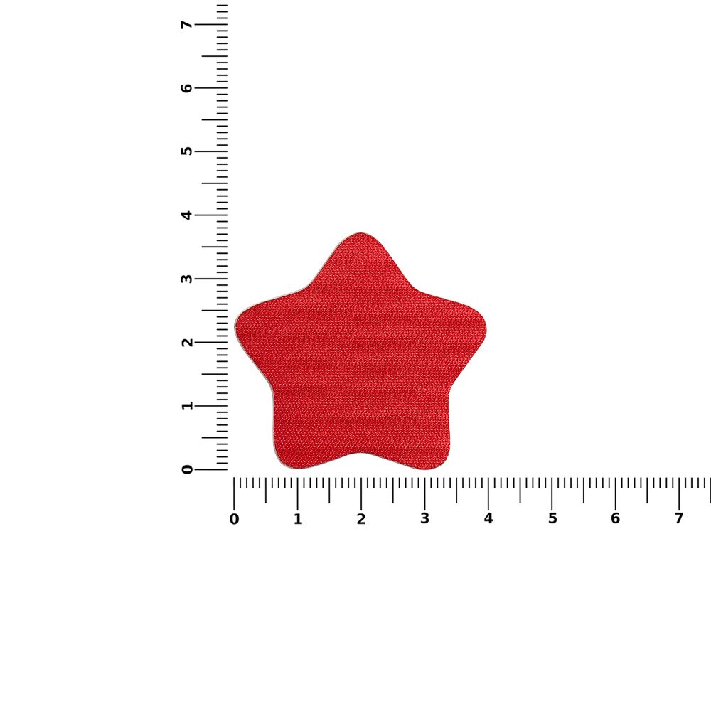 Наклейка тканевая Lunga Bial, M, красная (Изображение 2)