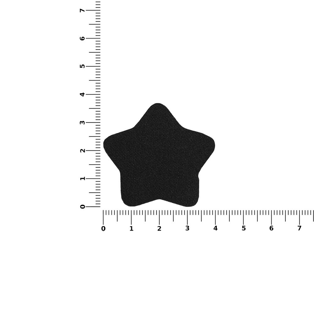 Наклейка тканевая Lunga Bial, M, черная (Изображение 2)