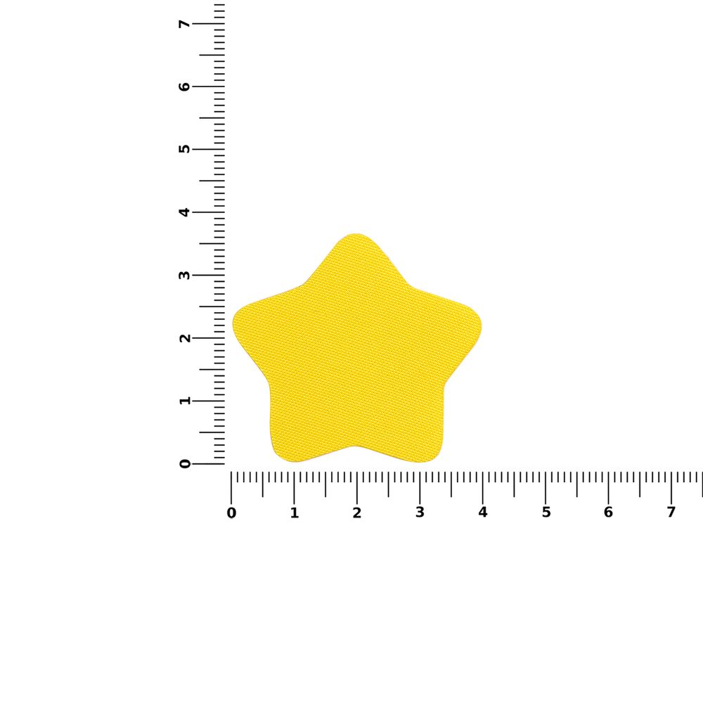 Наклейка тканевая Lunga Bial, M, желтая (Изображение 2)