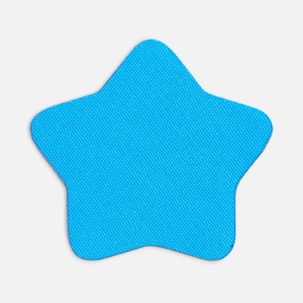 Наклейка тканевая Lunga Bial, M, голубая (Изображение 1)