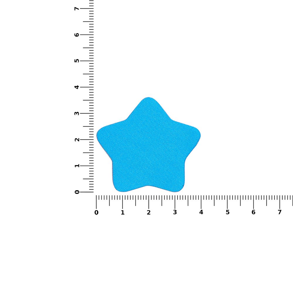 Наклейка тканевая Lunga Bial, M, голубая (Изображение 2)