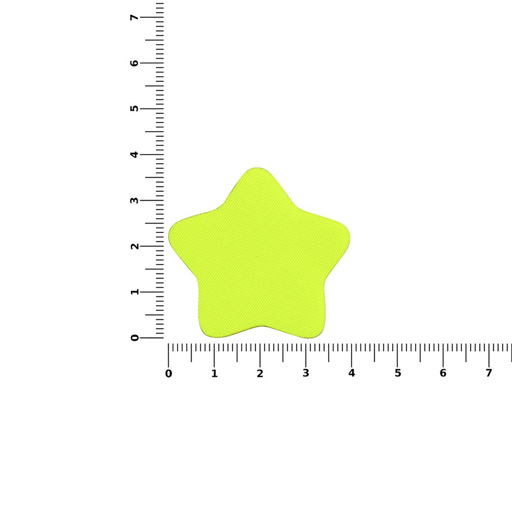 Наклейка тканевая Lunga Bial, M, желтый неон (Изображение 2)