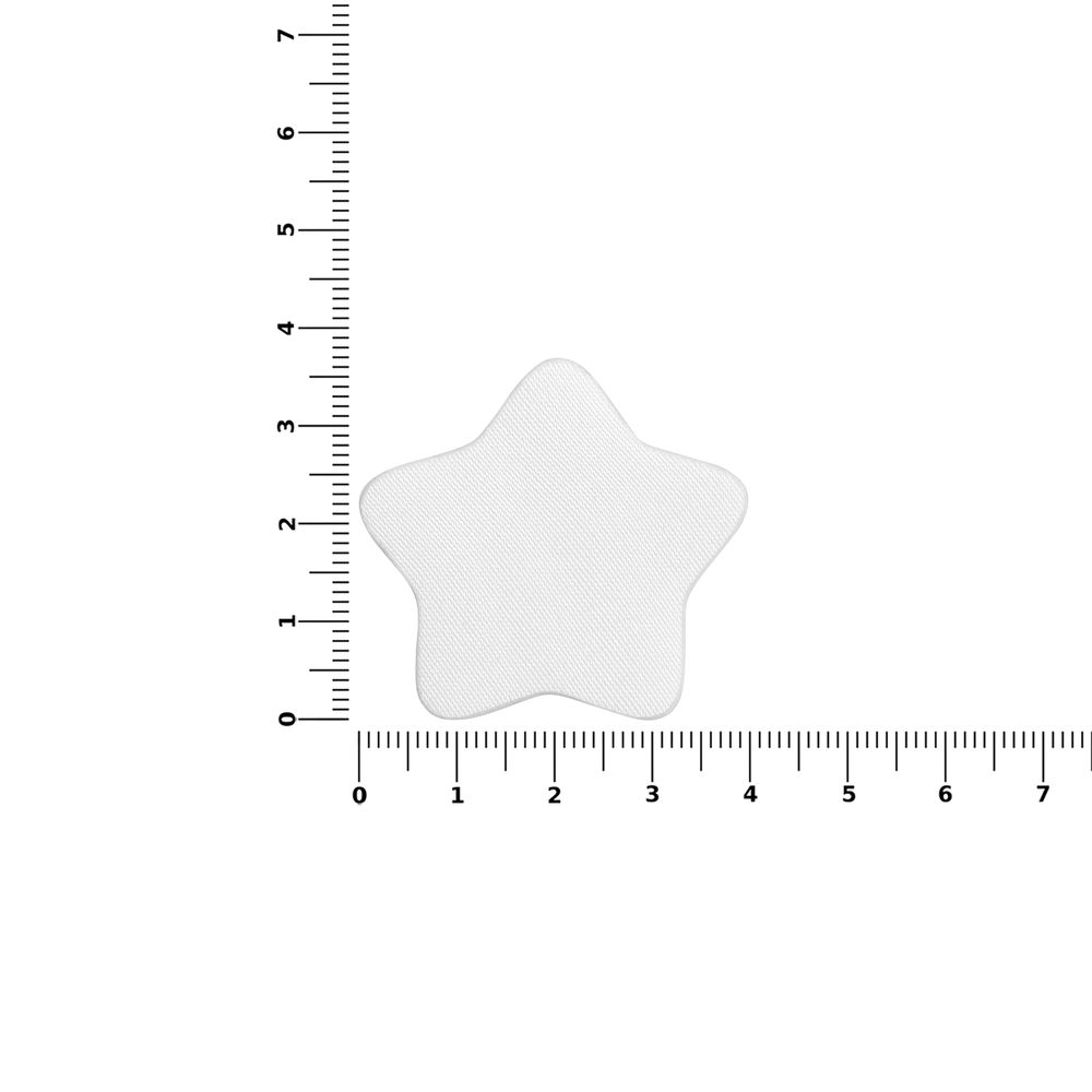 Наклейка тканевая Lunga Bial, M, белая (Изображение 2)