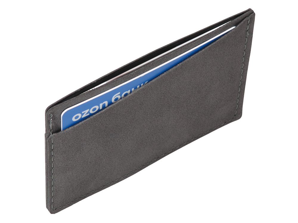 Картхолдер на 3 карты Alicante (темно-серый)  (Изображение 4)