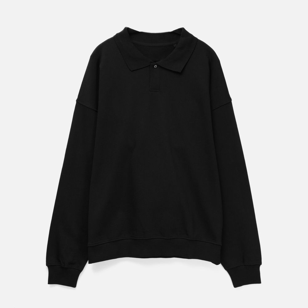 Свитшот оверсайз унисекс S6, черный, размер XL/XXL