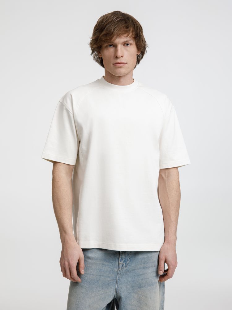 Футболка оверсайз унисекс Sideline, молочно-белая, размер XL/XXL (Изображение 1)