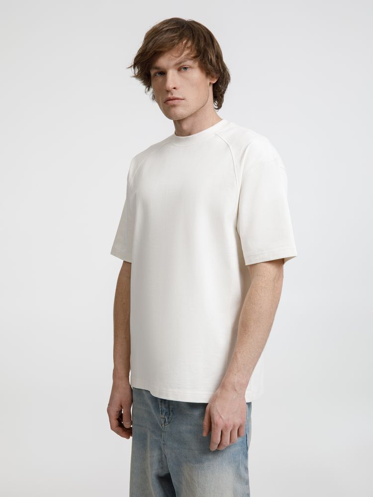 Футболка оверсайз унисекс Sideline, молочно-белая, размер XL/XXL (Изображение 5)