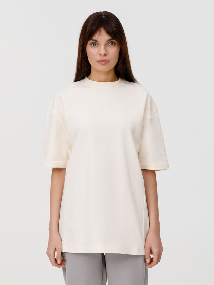 Футболка оверсайз унисекс Sideline, молочно-белая, размер XL/XXL (Изображение 10)