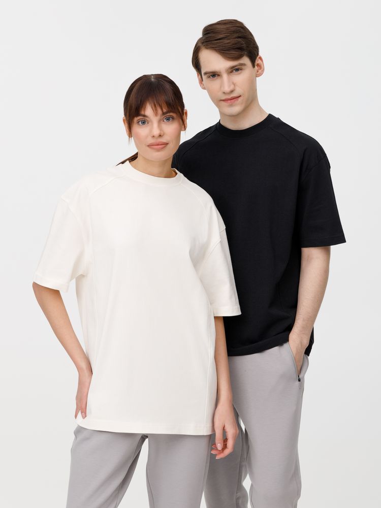 Футболка оверсайз унисекс Sideline, молочно-белая, размер XL/XXL (Изображение 15)