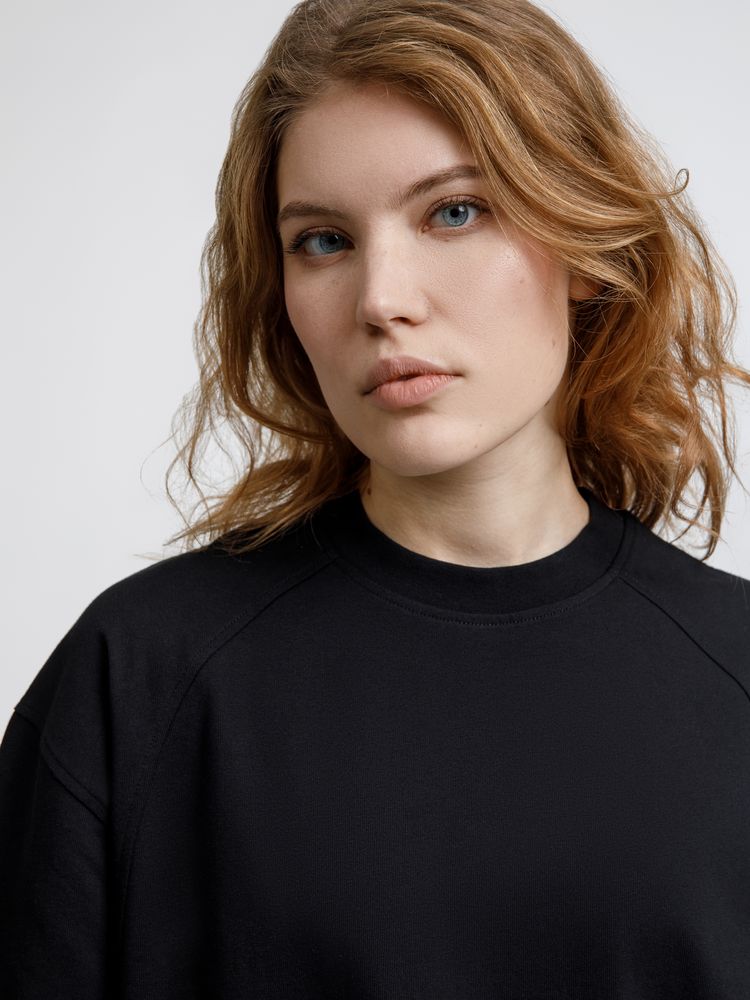 Футболка оверсайз унисекс Sideline, черная, размер XL/XXL (Изображение 7)