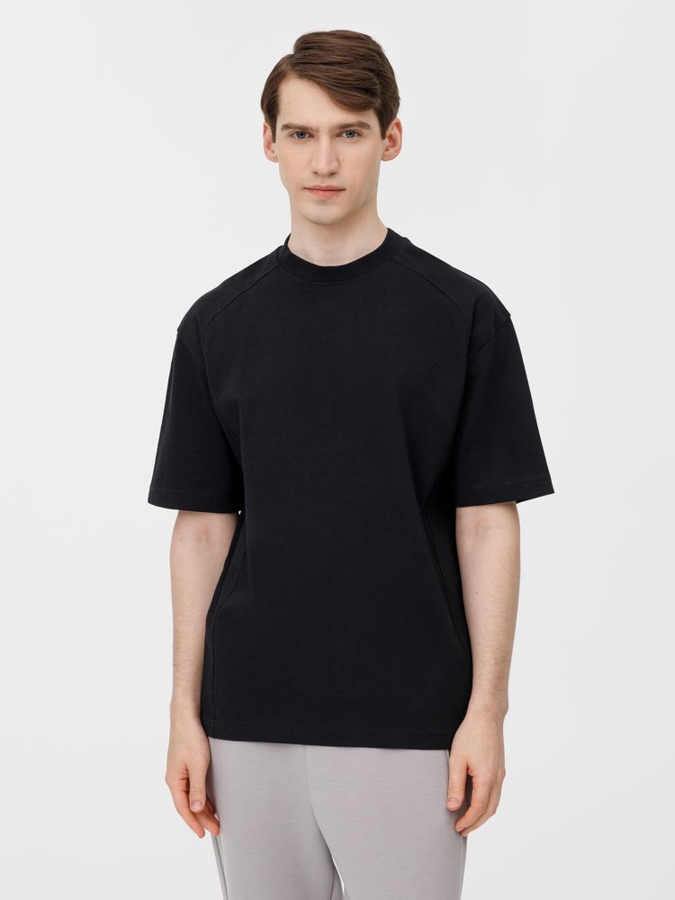 Футболка оверсайз унисекс Sideline, черная, размер XL/XXL (Изображение 11)