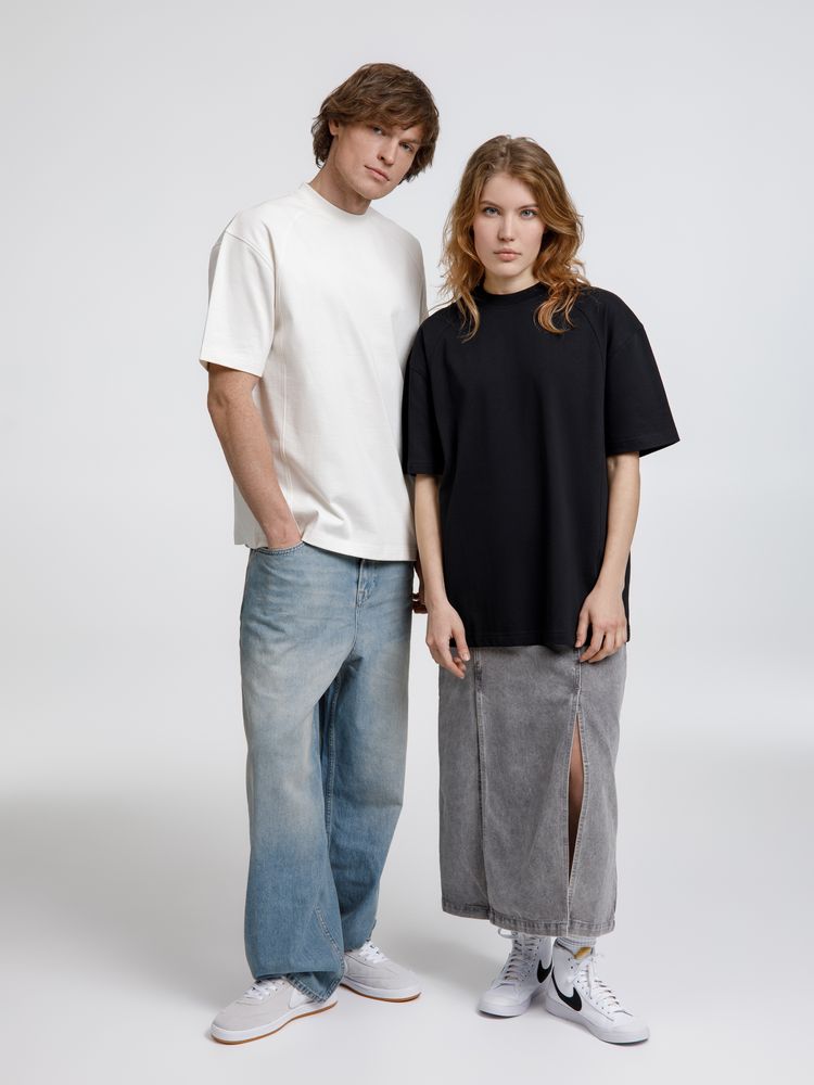 Футболка оверсайз унисекс Sideline, черная, размер XL/XXL (Изображение 15)