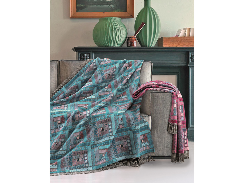 Плед BALTIMORA 5040 (разноцветный/серый)  (Изображение 5)