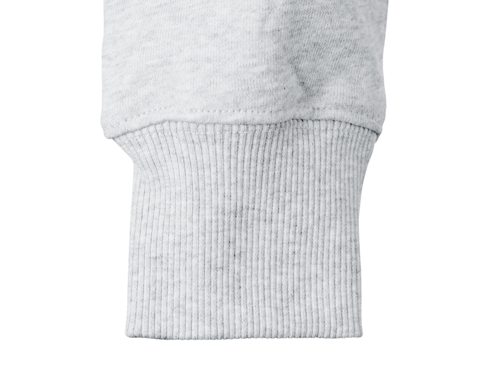 Свитшот оверсайз с рукавом реглан Belgrade, унисекс (серый меланж) S (Изображение 5)