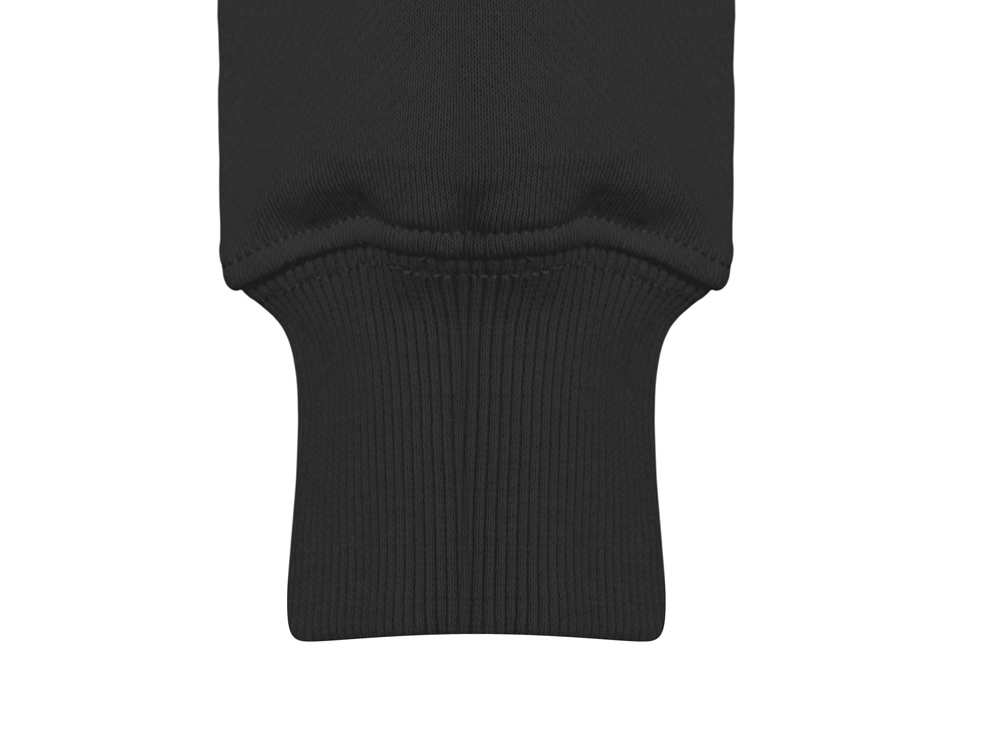 Свитшот оверсайз с рукавом реглан Belgrade, унисекс (черный) S (Изображение 5)