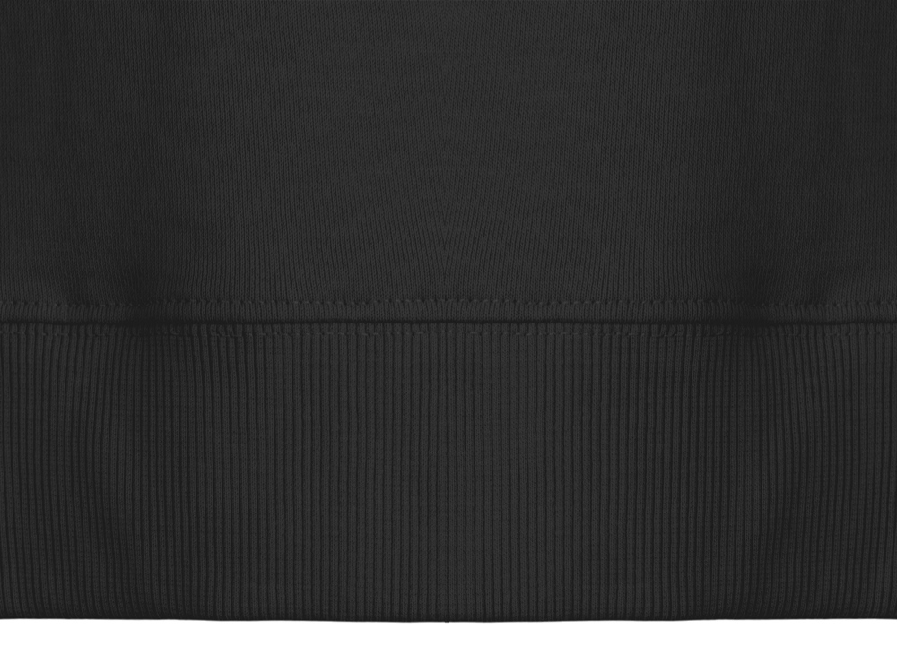 Свитшот оверсайз с рукавом реглан Belgrade, унисекс (черный) M (Изображение 4)