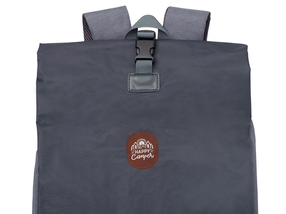 Рюкзак Glaze для ноутбука 15'', серый с патчем (Изображение 3)