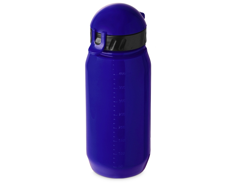 Бутылка для воды с трубочкой Little, 400 мл (синий) 