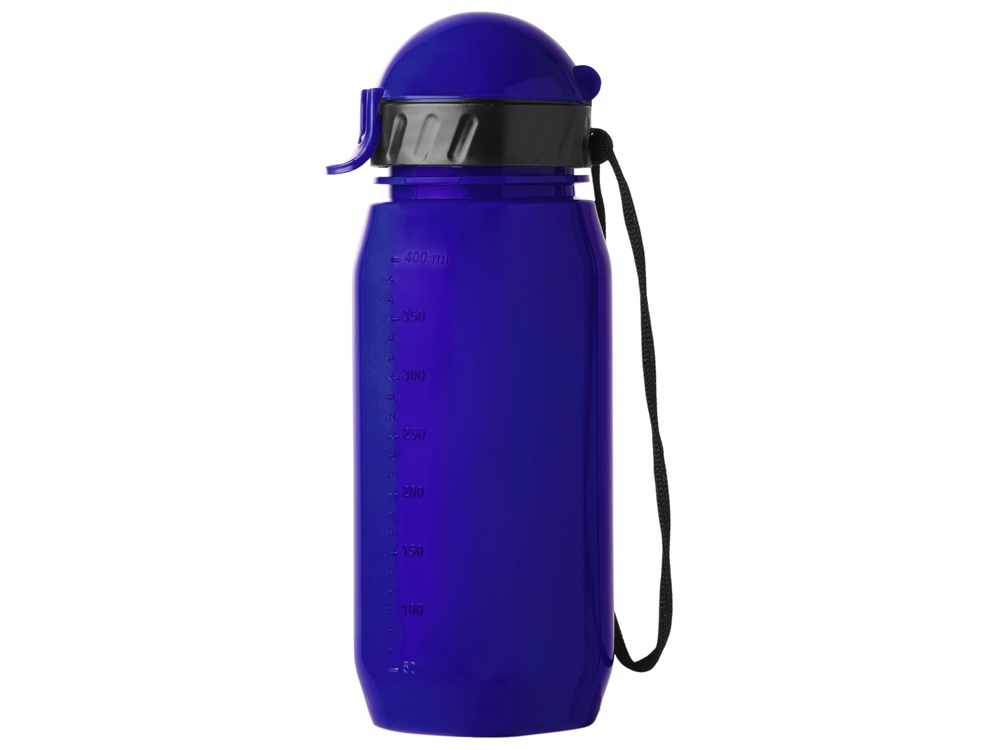 Бутылка для воды с трубочкой Little, 400 мл (синий)  (Изображение 3)