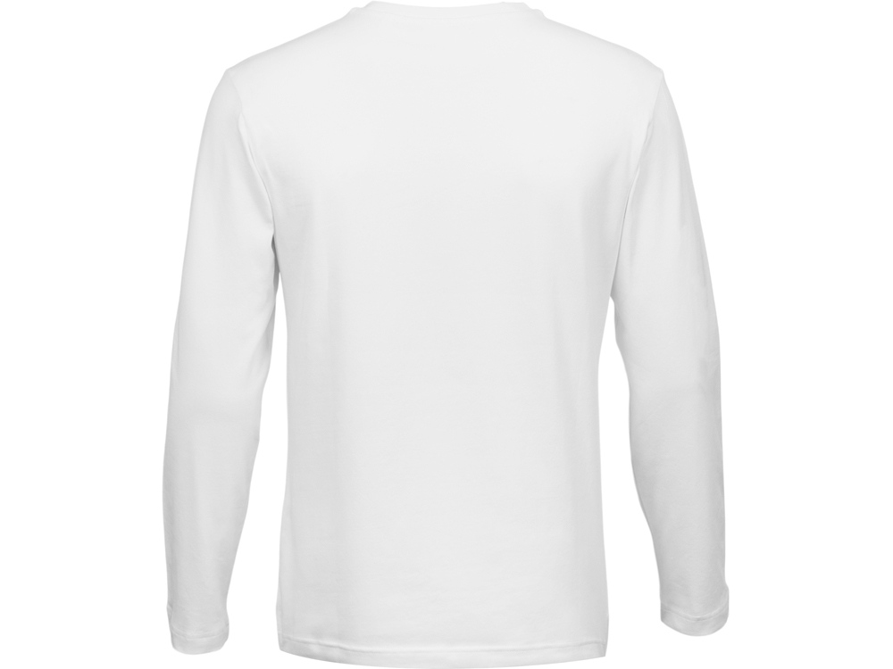 Футболка HD Fit с длинным рукавом, мужская (белый) 2XL (Изображение 2)