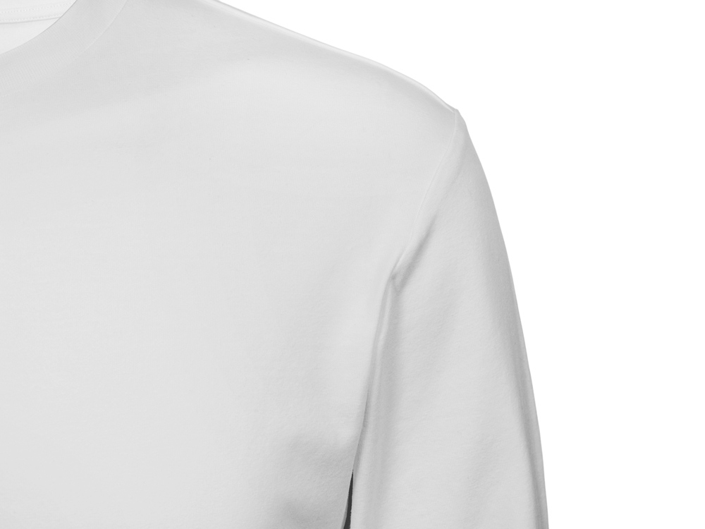 Футболка HD Fit с длинным рукавом, мужская (белый) 2XL (Изображение 3)
