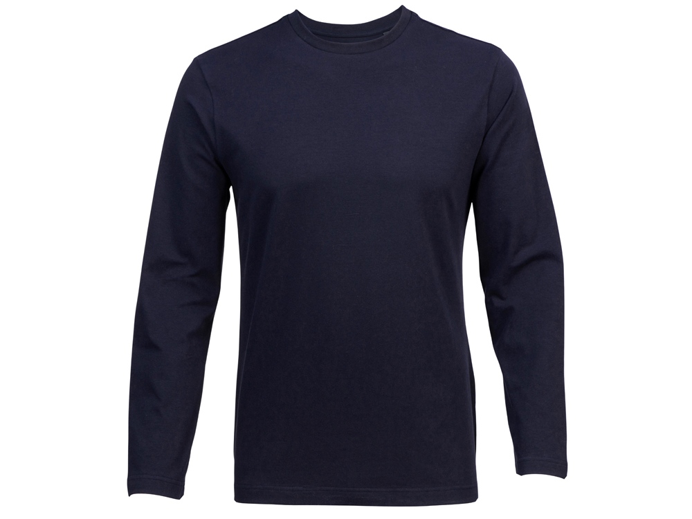 Футболка HD Fit с длинным рукавом, мужская (темно-синий) 3XL (Изображение 1)