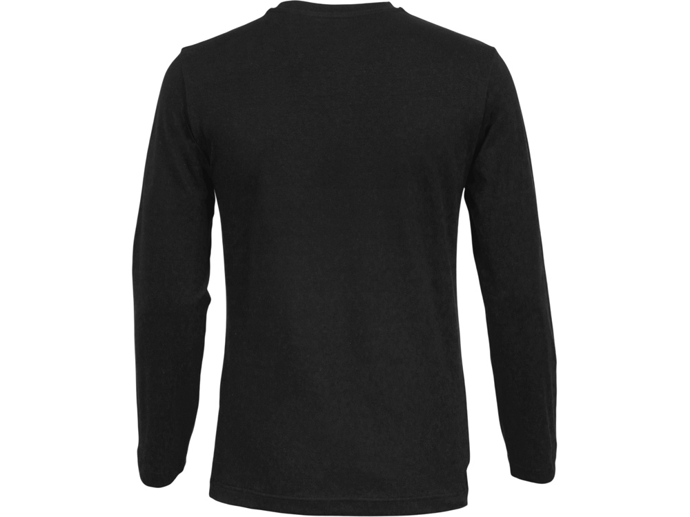 Футболка HD Fit с длинным рукавом, мужская (черный) XL (Изображение 2)