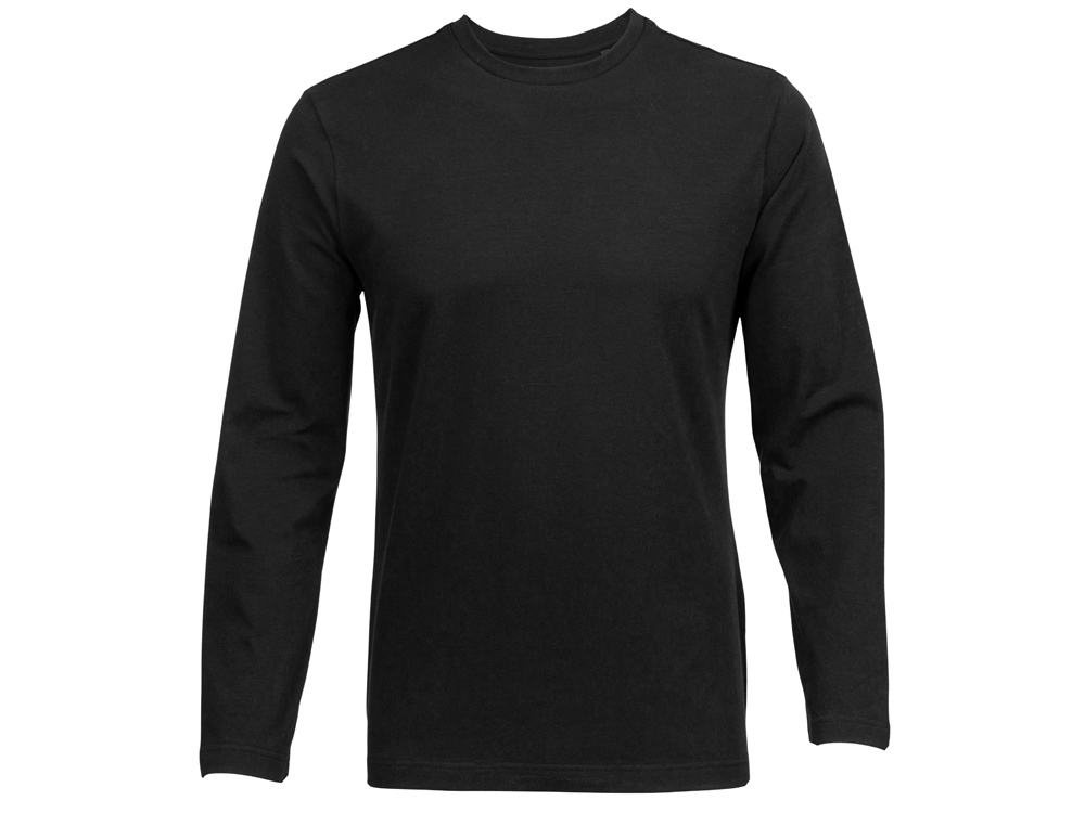 Футболка HD Fit с длинным рукавом, мужская (черный) 3XL