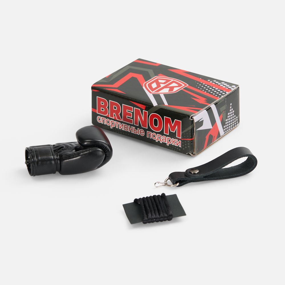 Брелок «Боксерская перчатка», черный (Изображение 6)