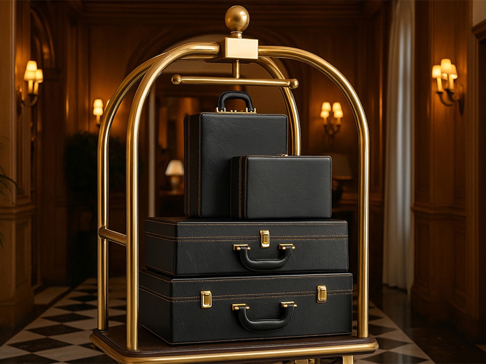 Дипломат подарочный, темно-коричневый (Изображение 8)