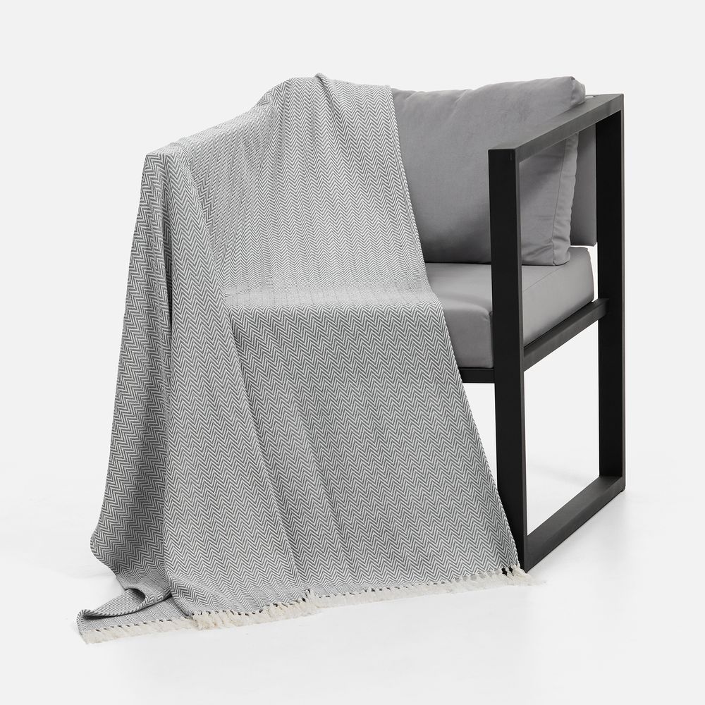 Плед Landour, серый (Изображение 5)